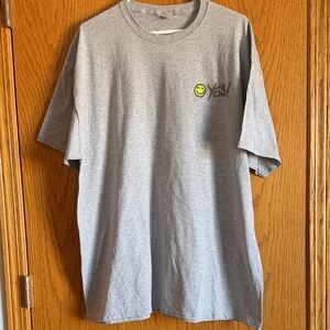 Men’s Grey Graphic Crewneck T-Shirt | Handmade | YES! We Love You Daddy